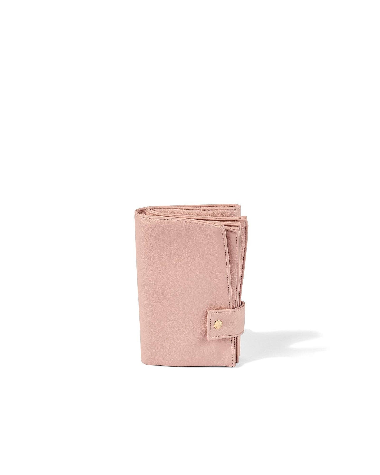 Nappy Changing Pouch - Pink Vegan Leather