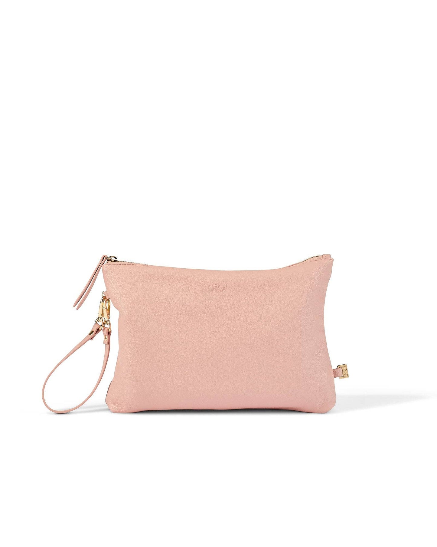 Nappy Changing Pouch - Pink Vegan Leather