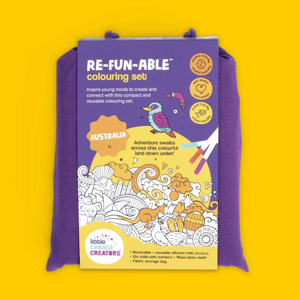 AUSTRALIA Re-FUN-able™ Colouring Set