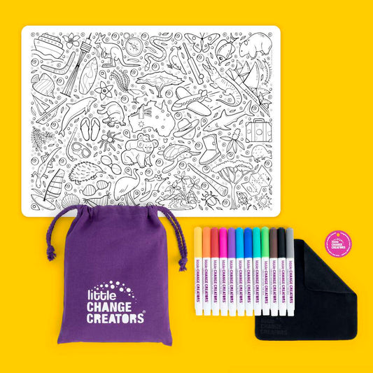 AUSTRALIA Re-FUN-able™ Colouring Set