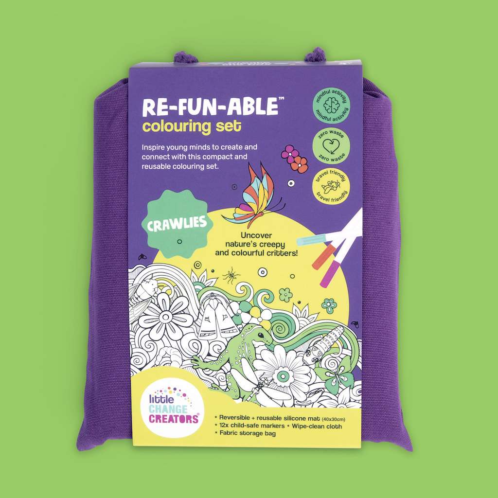 CRAWLIES Re-FUN-able™ Colouring Set
