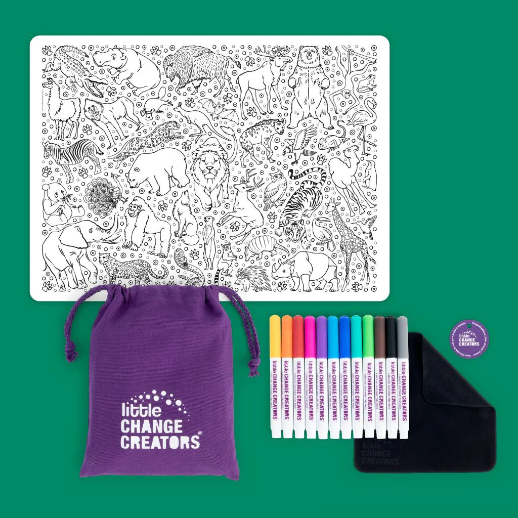 SAFARI Re-FUN-able™ Colouring Set