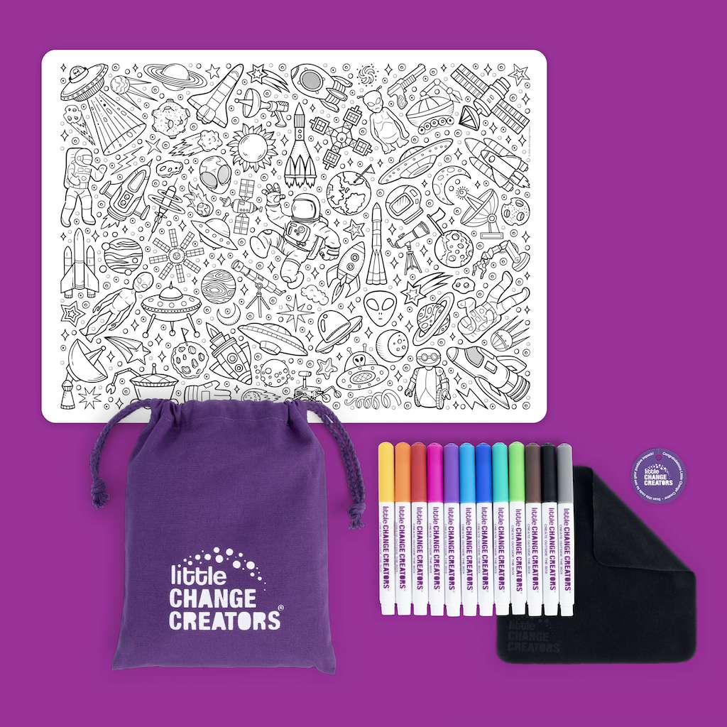 OUTER SPACE Re-FUN-able™ Colouring Set