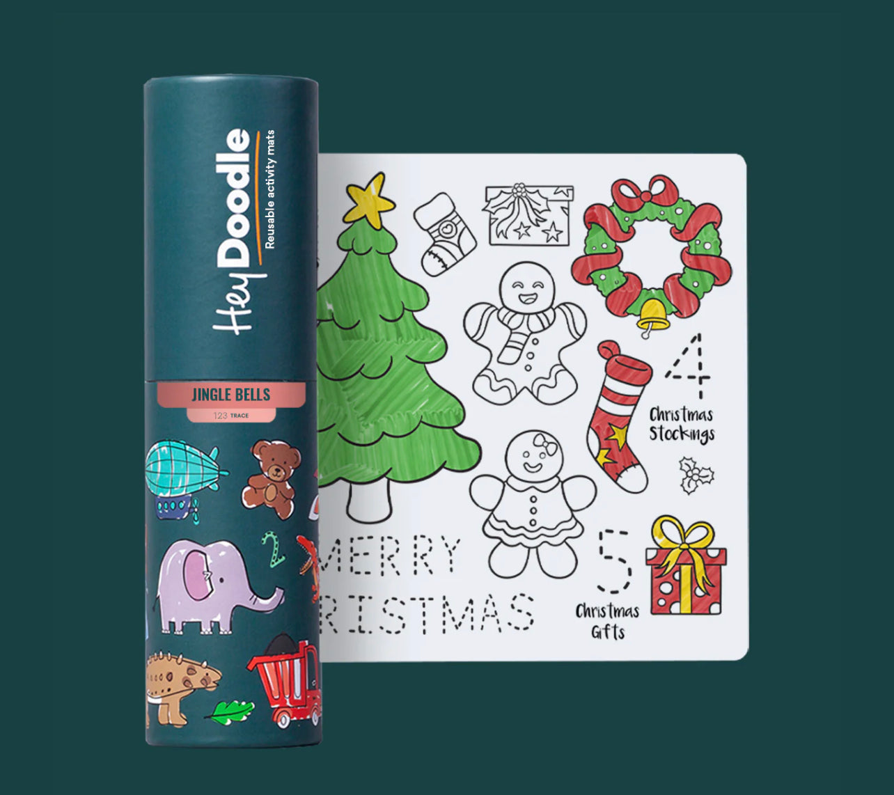 Mini Hey Doodle Reusable Colouring Mat