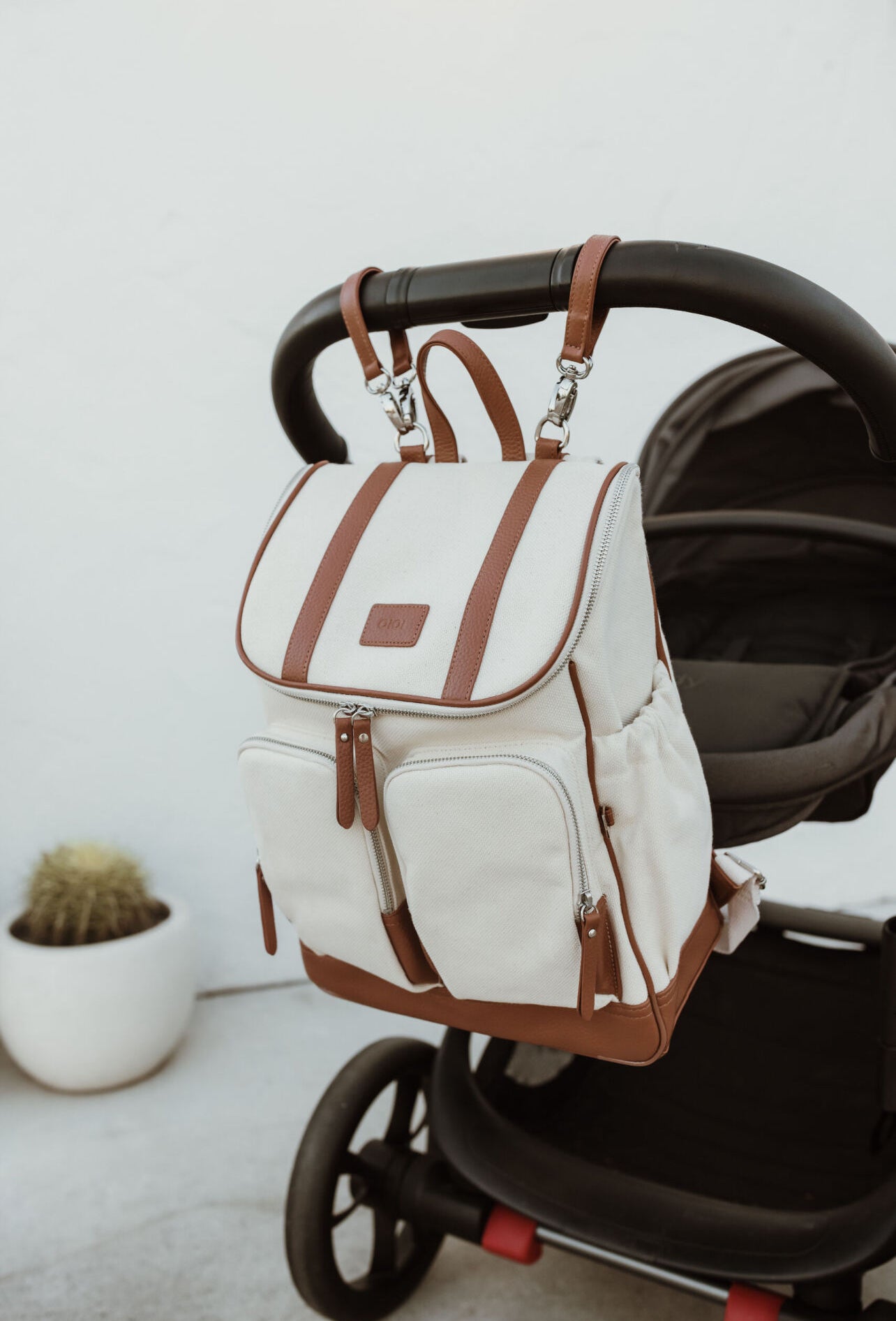 Signature Nappy Backpack - Natural Canvas