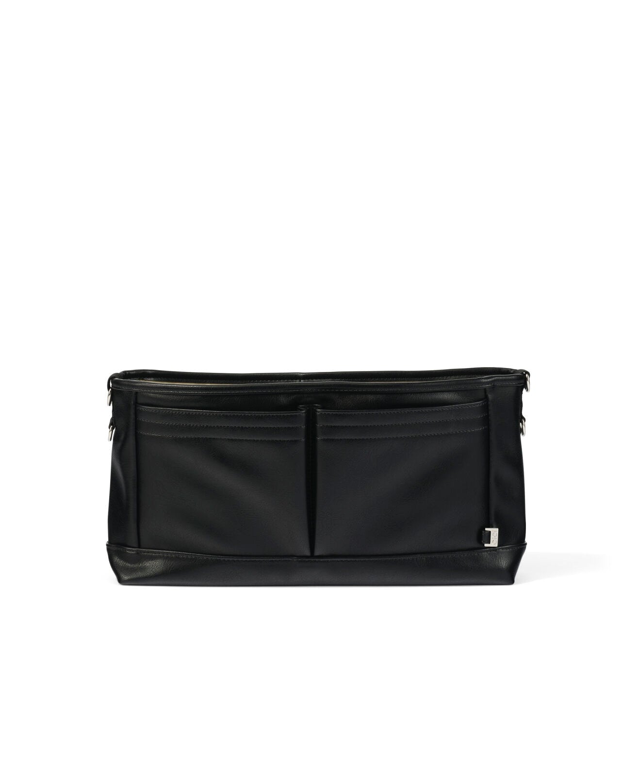 Signature Pram Caddy - Black Vegan Leather
