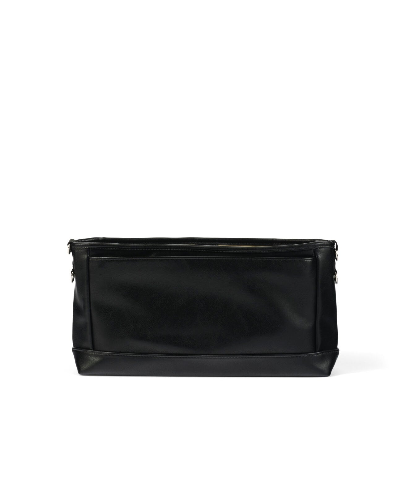 Signature Pram Caddy - Black Vegan Leather