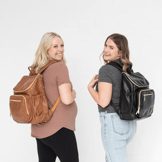 Florence Vegan Leather Nappy Bag Backpack