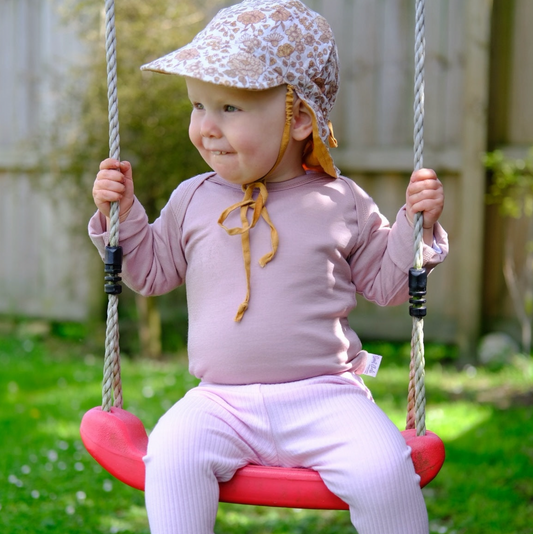 Sweet Cheeks Long Sleeve Merino Bodysuit