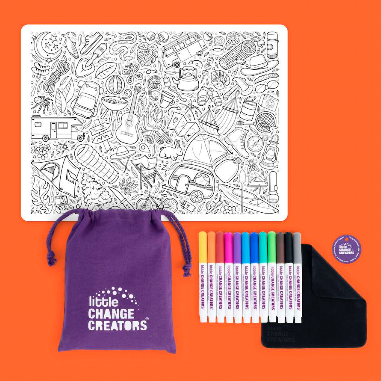 OUTBACK Re-FUN-able™ Colouring Set