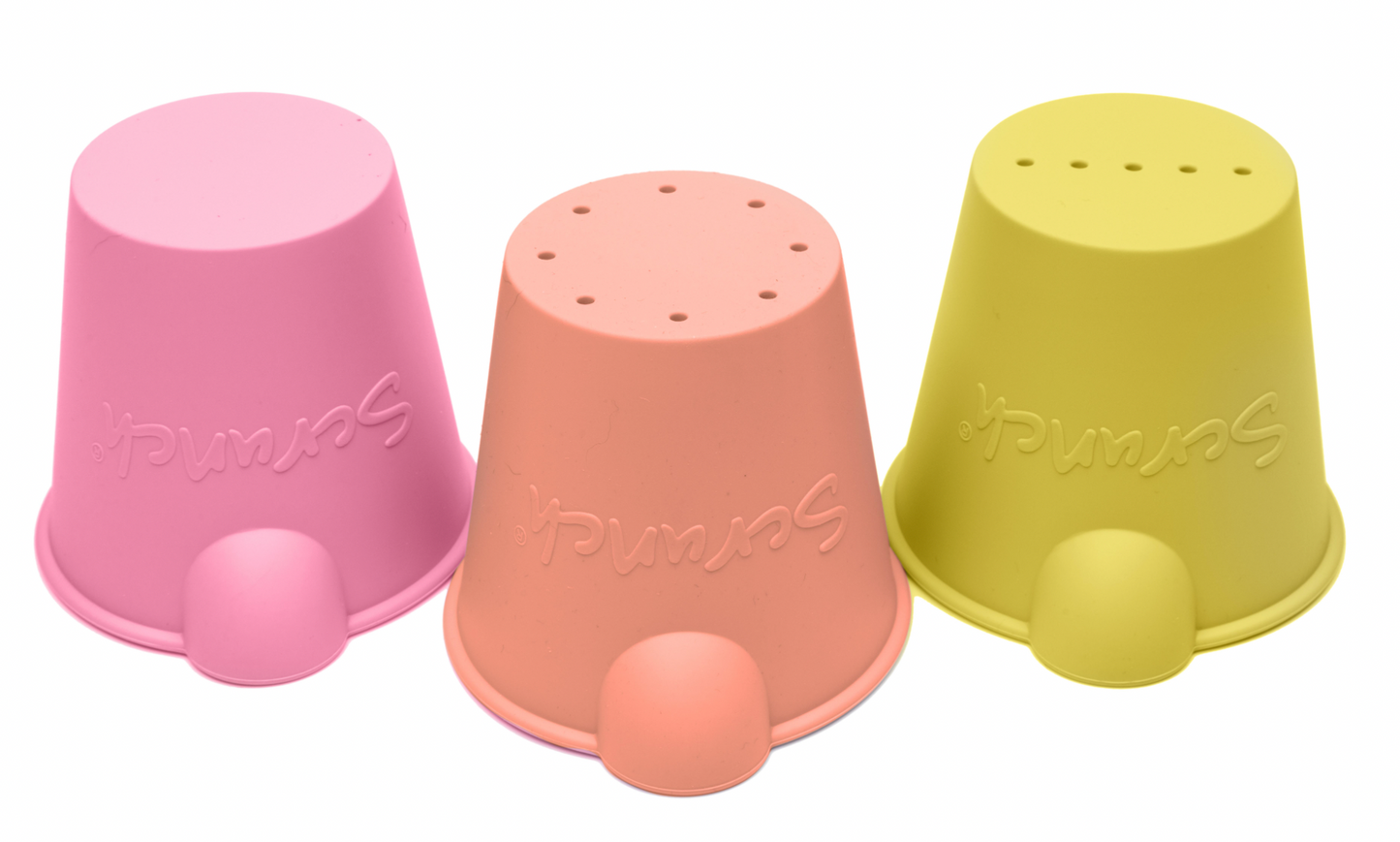 Scrunch Mini Bucket Set - Flamingo Pink