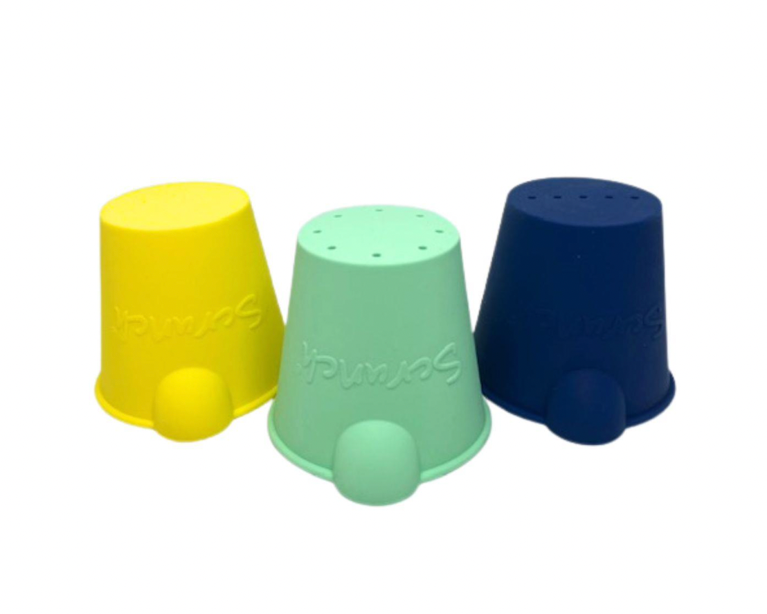 Scrunch Mini Bucket Set - French Navy