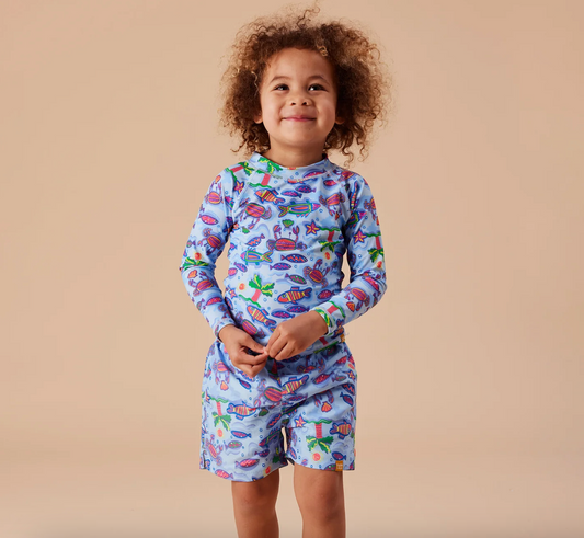 Daydream Island Rashguard Crystal Clear