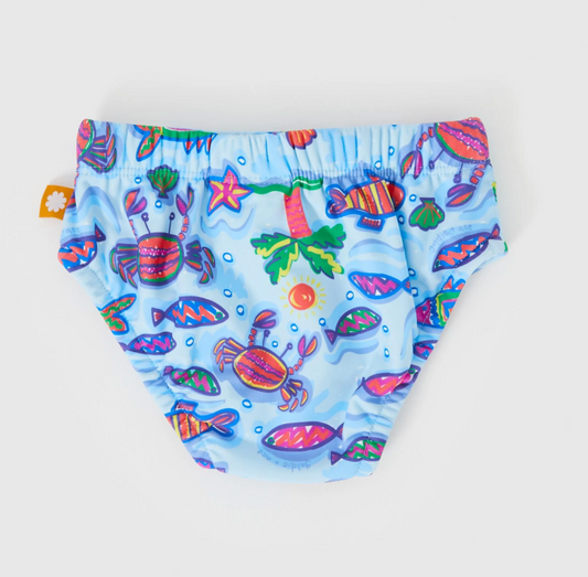 Daydream Island Swim Nappy Crystal Clear