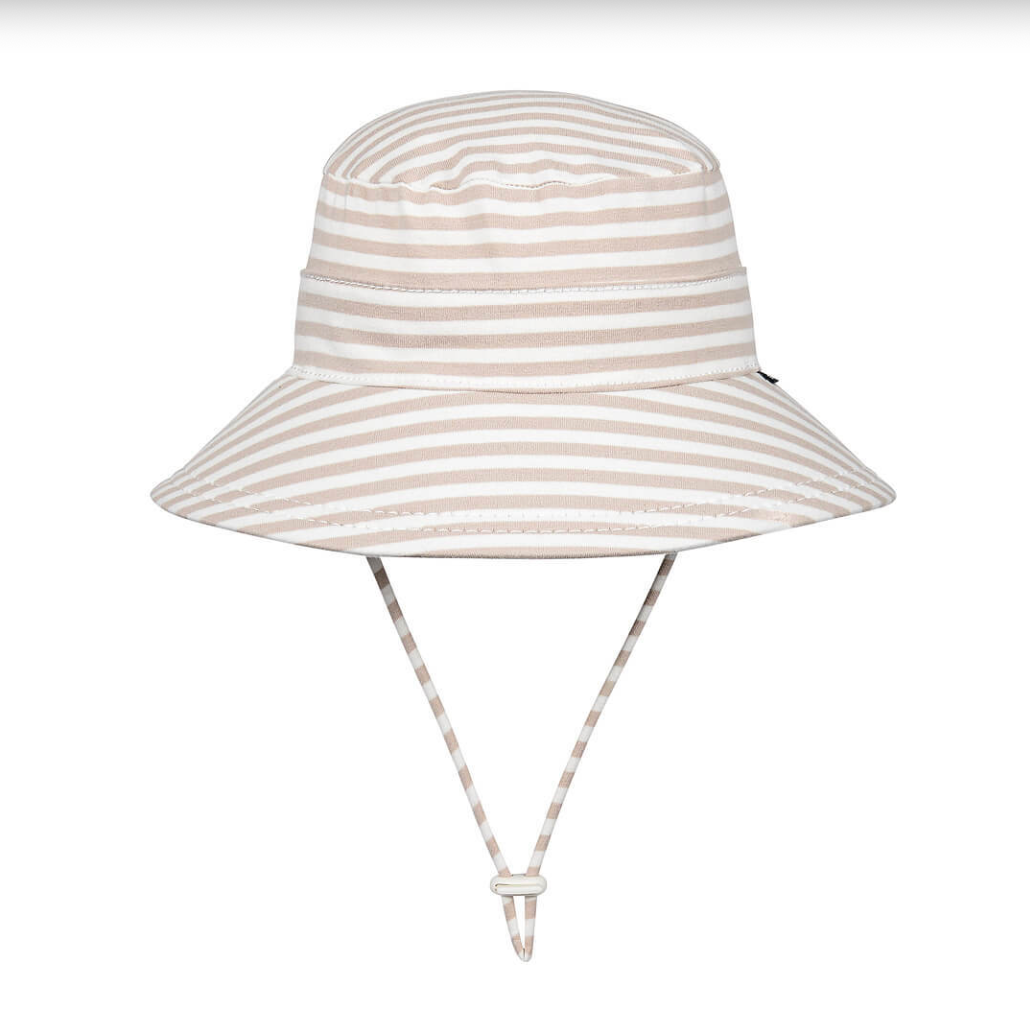 Kids Classic Bucket Sun Hat - Natural Stripe
