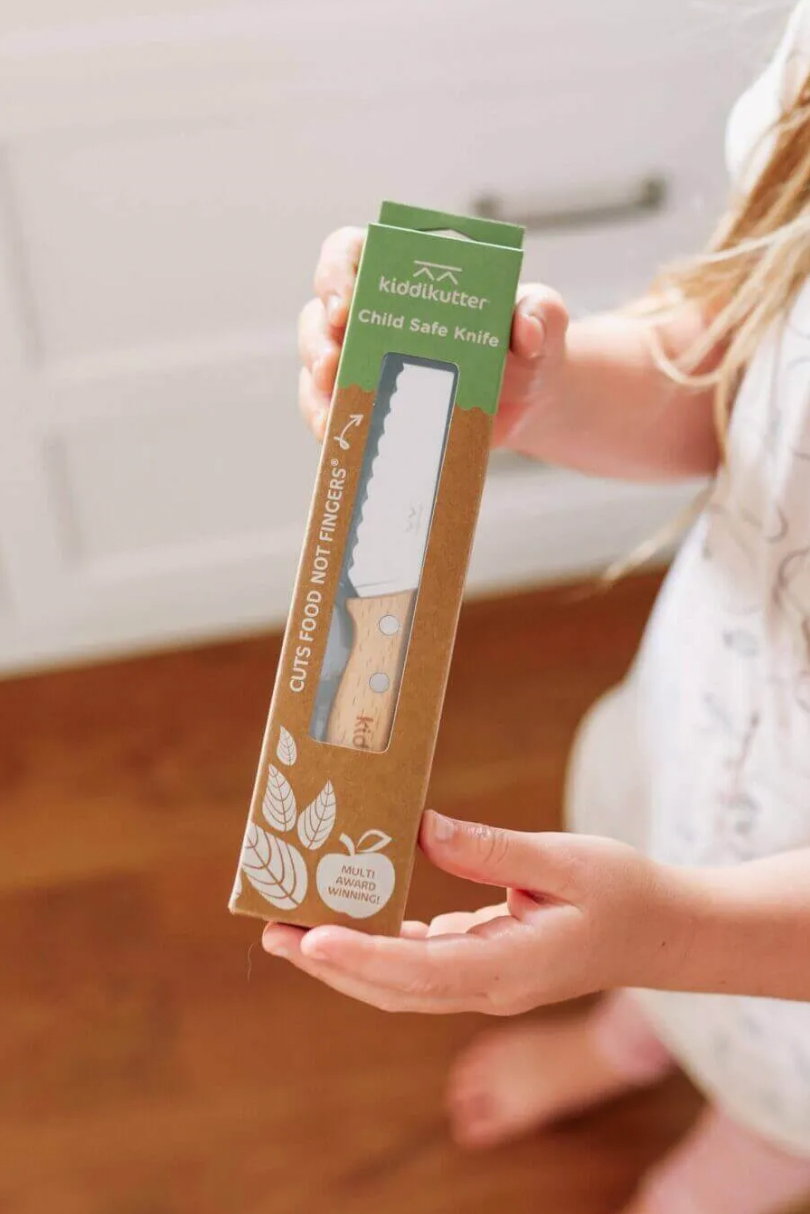 KiddiKutter Wooden Handled Knife