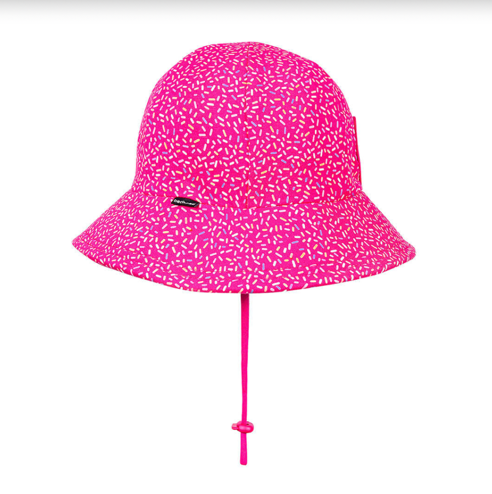 Kids Ponytail Bucket Sun Hat - Sprinkles