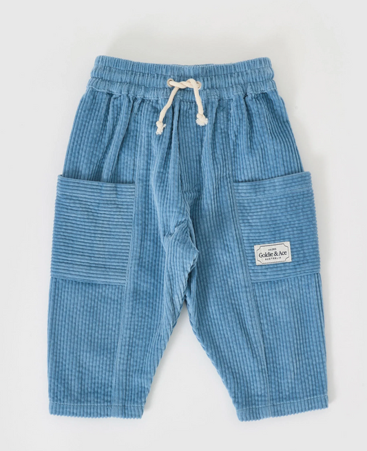 Kit Corduroy Pocket Pant Duck Egg