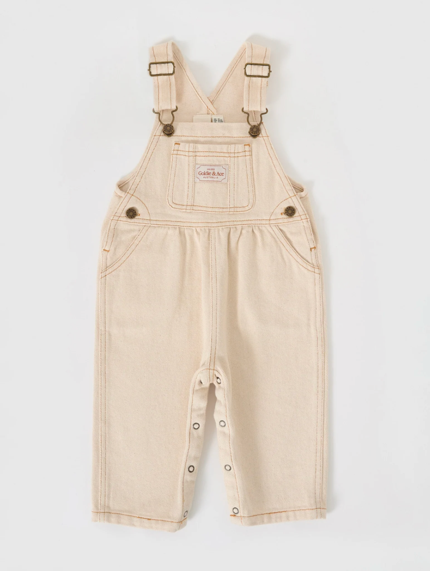 Austin Denim Overalls Oat