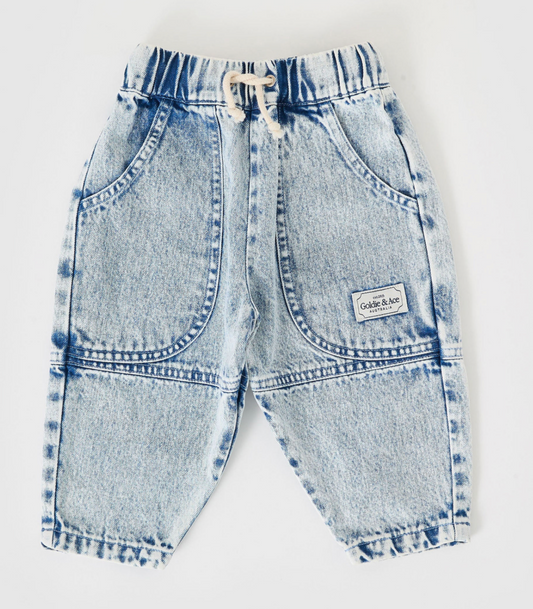 Drew Denim Pocket Pant Light Denim