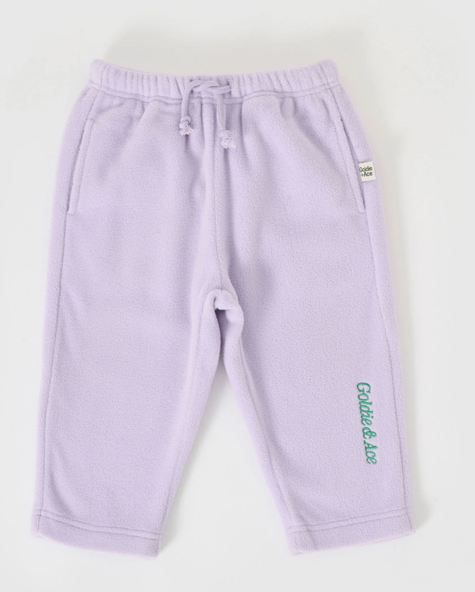 Bobbi Polar Fleece Sweatpants Lilac