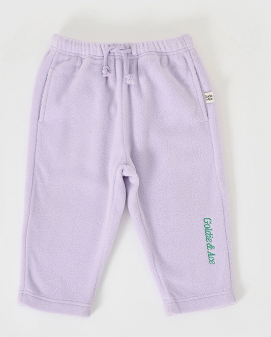 Bobbi Polar Fleece Sweatpants Lilac
