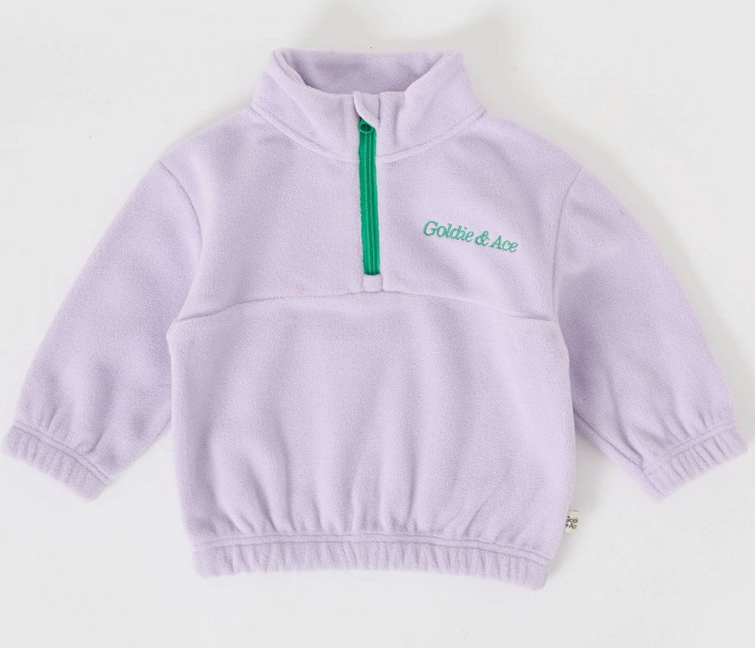 Bobbi Polar Fleece Sweater Lilac
