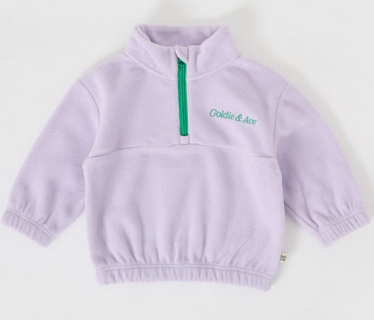 Bobbi Polar Fleece Sweater Lilac