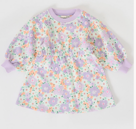 Flora Leah Long Sleeve Dress