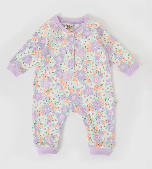 Flora Relaxed Terry Romper
