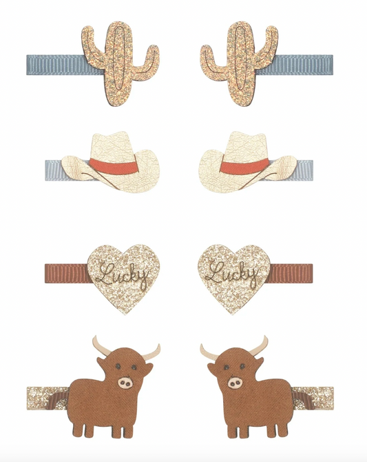 Cowboy Mini Clips - Multi