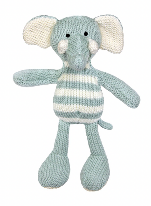 Charlie Stripey Elephant Rattle