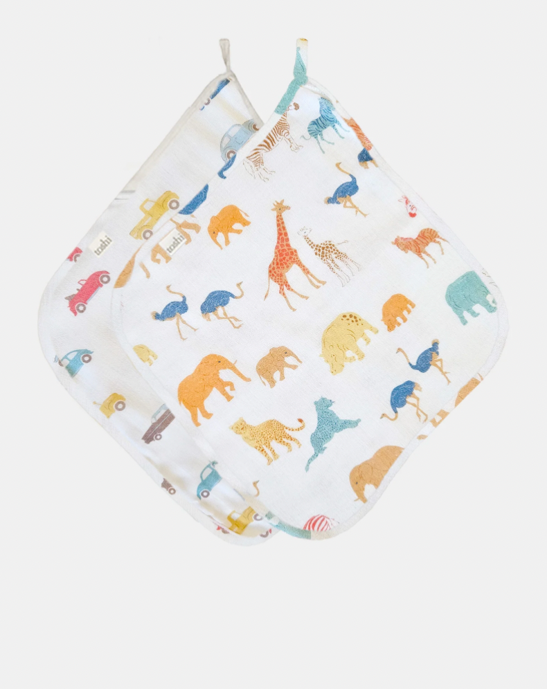 Baby Washcloth Muslin-2pcs
