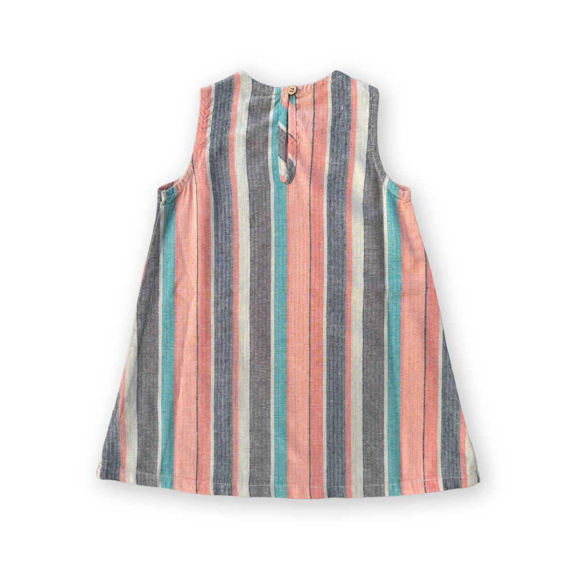 Summer Stripe Shift Cotton Dress