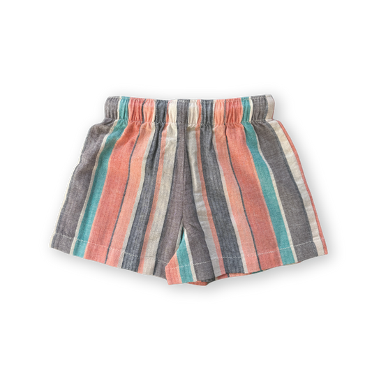 Summer Stripe Cotton Short