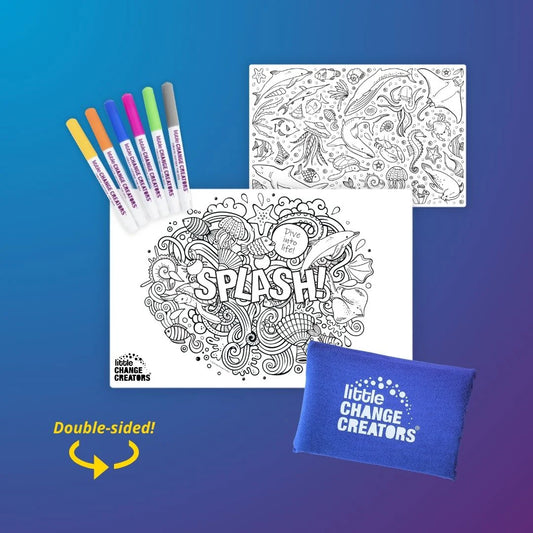SPLASH! Pocket Reusable Colouring In Set