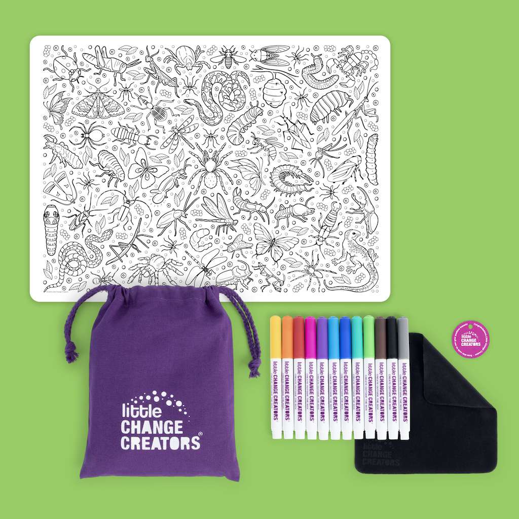 CRAWLIES Re-FUN-able™ Colouring Set