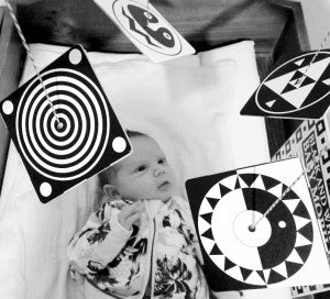 Black and White Baby Mobile