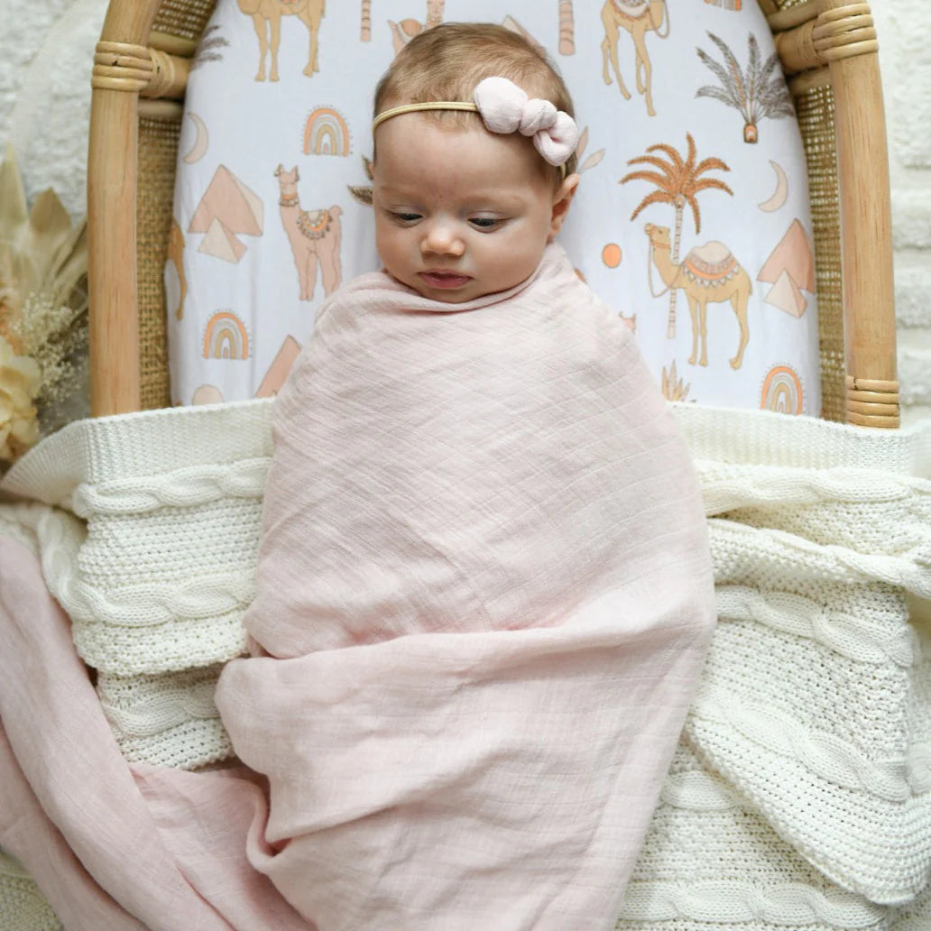 Bamboo Muslin Swaddle Wrap