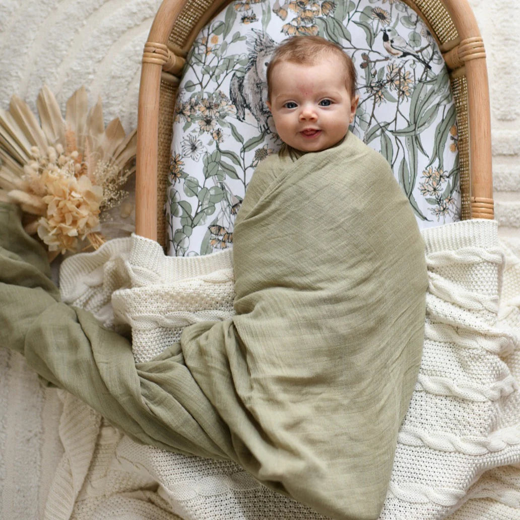 Bamboo Muslin Swaddle Wrap