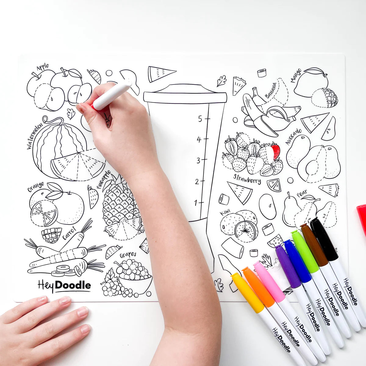 Hey Doodle Reusable Colouring Mat A3