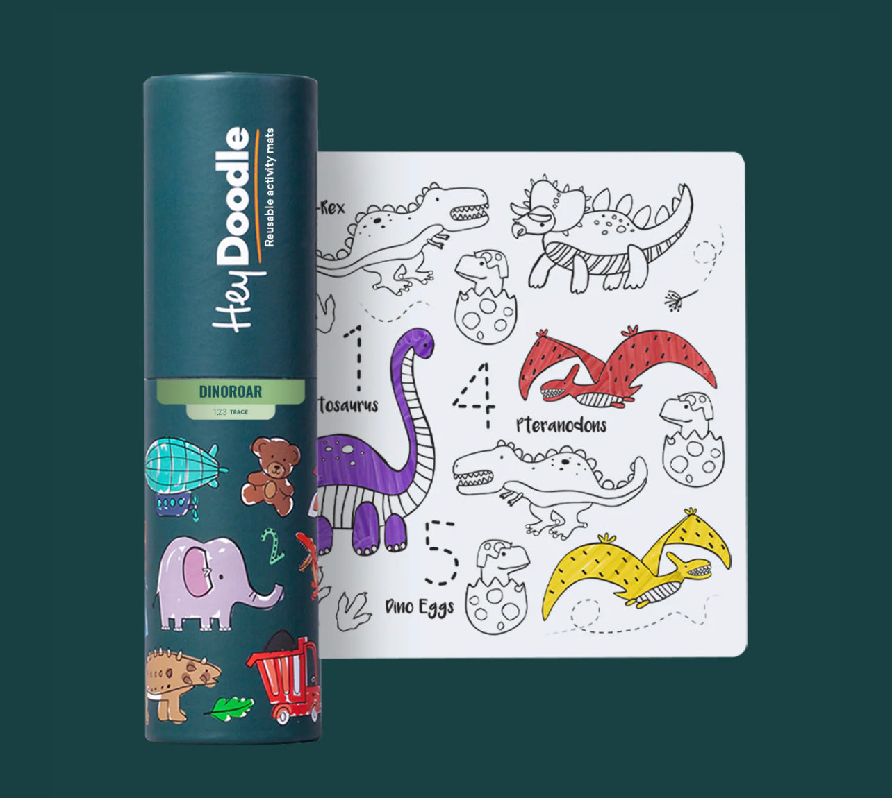 Mini Hey Doodle Reusable Colouring Mat