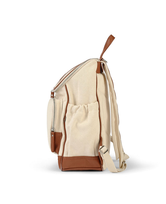 Signature Nappy Backpack - Natural Canvas