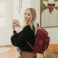 Signature Nappy Backpack - Mulberry Nylon