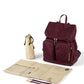 Signature Nappy Backpack - Mulberry Nylon