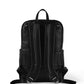 Multitasker Nappy Backpack - Black Vegan Leather