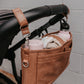 Signature Pram Caddy - Tan Vegan Leather