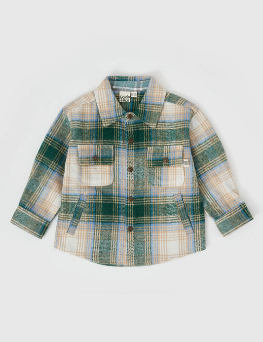 Rowan Check Shirt Alpine/Oat