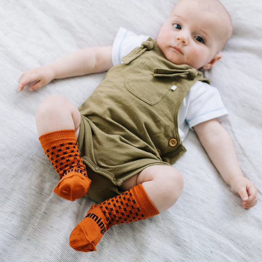 Baby Merino Wool Crew Socks | Harvest