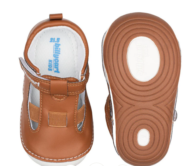 London Tan Baby/Toddler sandals (WIDE)